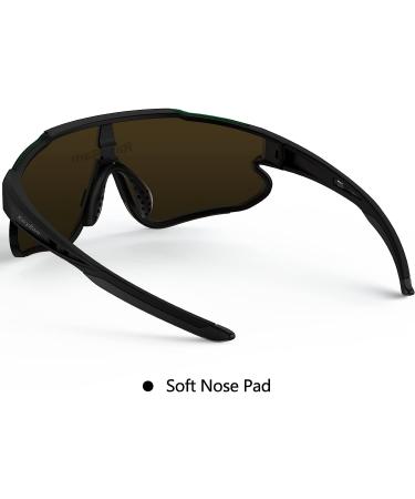 Polarized Green Sport Sunglasses for Men and Women | UV400 Protection for Baseball, Cycling, Running | RacyRam - Buy Online on GoSupps.com