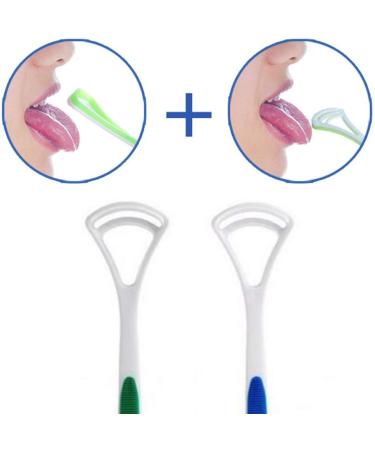 JEANS DREAM Tongue Cleaner Brush Scraper - 2 Pieces | Fresh Breath & Oral Hygiene - Buy Online on GoSupps.com