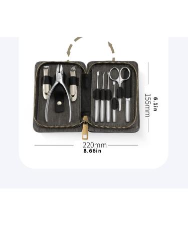 Nail Clippers Kit Nail Clipper Set Men 9-Piece Nail Clipper Set with Built-in Nail File Grooming Set for Office Bedroom Travel Tool Nail Care Set Travel Nail Clippers - Buy Online on GoSupps.com