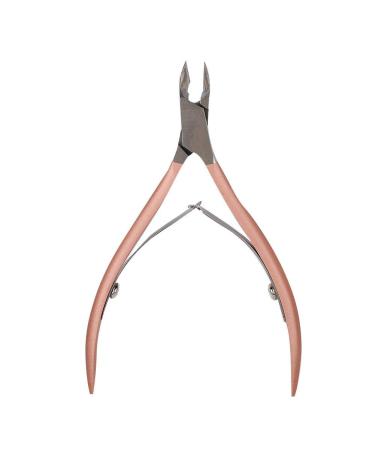 Anti-Slip Handle Nail Trimmer Dead Skin Scissors Easy To Trim Materials Manicure Store for Home(Rose gold)