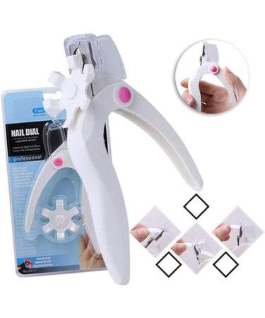 Nail Clipper Acrylic Nail Cutter with Nail Rest 3 Cuting Styles Anti-Splashing Stainless Steel Nail Tips False Nails Trimmer Nail Art Manicure Tools for Salon or Home - Buy Online on GoSupps.com