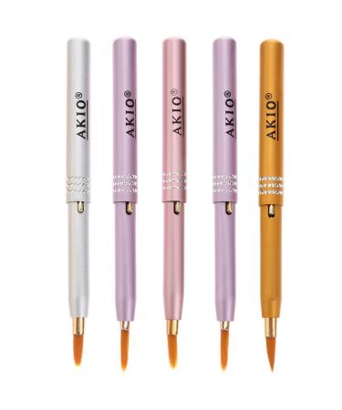 20 Pcs Retractable Lip Brush Set for Lipstick & Lipgloss | NULYLU Makeup Tools Ideal for Beauty & Concealer - Buy Online on GoSupps.com
