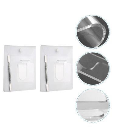 Lurrose 2-Set Acrylic Makeup Mixing Palette - Professional Portable Art Tray for Makeup Foundation Nail Art & More - Durable Stainless Steel Design - Buy Online on GoSupps.com