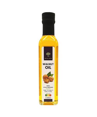 Walnut oil 8.45 FL Oz Hortus Verdi Cold Pressed 100% Natural - European Sourced - RAW VEGAN - Extra Virgin - Unrefined - Gluten Free (8.54)