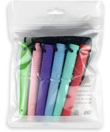 Allnice Chew Necklaces: 6 Pcs Silicone Sensory Necklaces for Kids with Autism, ADHD, Anxiety - Teething & Oral Motor Aid - Buy Online on GoSupps.com
