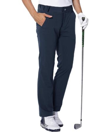 Buy Aoli Ray Men's Waterproof Golf Pants - Slim Fit Stretch Trousers in Navy | Perfect for International Shipping - Buy Online on GoSupps.com