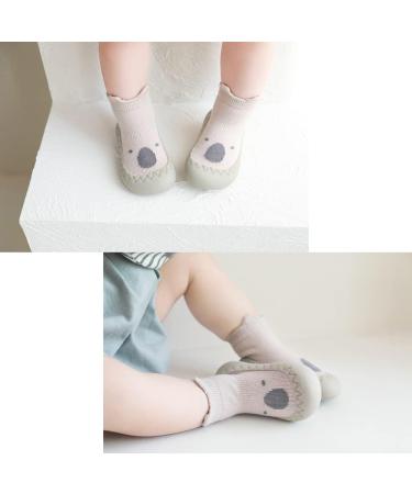 Baby First Walking Shoes | Toddler Sock Shoes Soft Sole with Grips 12-18 Months Pink - Buy Online on GoSupps.com
