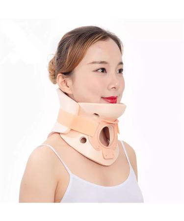 RKNYC adjustable neck support surgical rigid neck collar with neck support foam light soft support traction correction of the cervical spine for men and women