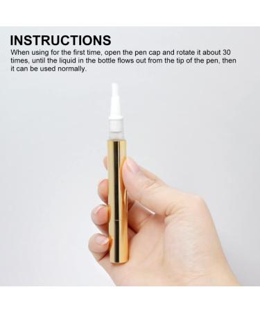  Didiseaon Didiseaon 6 Pcs Eyelash Lip Gloss Nail Polish Brush Applicators Gold Nail Gloss Lip Gloss Twist Pens Lip Gloss Tube 3ml Oil Twist Pen - Buy Online on GoSupps.com