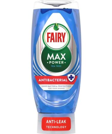 Fairy Max Power Dish Washing Up Soap Antibacterial with Tea Tree Extract 2Pk 2 x 640 ml - Buy Online on GoSupps.com