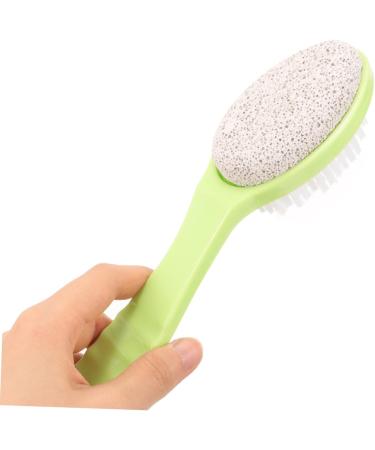 DRESSOOS Pumice Stone Foot Brush Foot Exfoliator Foot Stone Pedicure Foot Scrubber Foot Dead Skin Brush Bath Scrubber Brush Stone Bath Tool Foot Brush for Dead Skin Scraper Natural - Buy Online on GoSupps.com