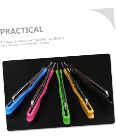 Frcolor Manual Razor & Blades for Men | Rustproof Stainless Steel Shaver Holder | Ideal for Hairdressers & Haircuts - Buy Online on GoSupps.com