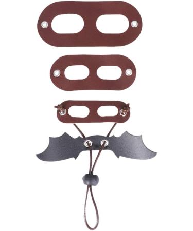 Adjustable Lizard Traction Rope Climbing Pet Belt - 3 Pieces Cool Leather Wings Leash for Training | International Shipping - Buy Online on GoSupps.com