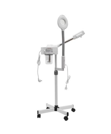 InSyoForeverEC 2 in 1 LED Facial Sprayer 750W Magnification for Facial Cleansing Hot Magnifying Lamp Steamer Beauty Studio Facial Sauna