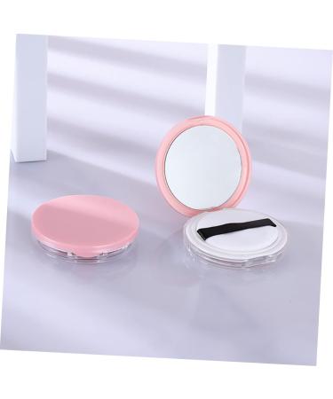 FRCOLOR 4 Sets Powder Puff Storage Box | Blusher & Foundation Case | DIY Makeup Powder Organizer | Portable Empty Powder Cases in Pink & Black - 7.5x7.5x1cm - Buy Online on GoSupps.com