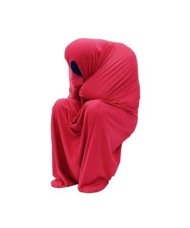 WGUST Sensory Sox Stretchy Body Socks Full-body Wrap To Relieve Stress Deep Pressure Sensory Sack For Self-calming And Relaxing Perfect For Children With Sensory Processing Disorder (Color : Red S M/Medium-69*119cm Red