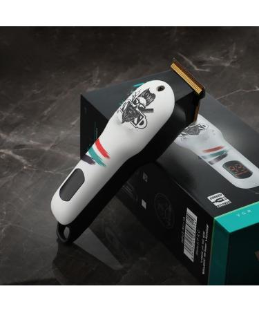 Buy Professional White Hair Clippers for Men - Electric Hair Trimmer & Beard Trimmer - Buy Online on GoSupps.com