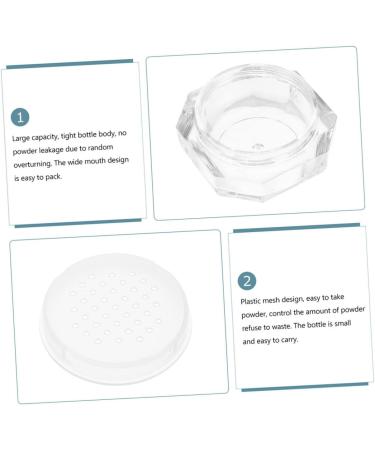 Mipcase 5pcs Box Powder Box Clear Cosmetic Case Bulk Makeup Small Loose Powder Case Travel Portable - Buy Online on GoSupps.com