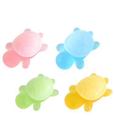 Animal-Shaped Soap - 4 Natural Animal-Shaped Bath Soaps - Adorable Shower Ornament with a Refreshing Scent for Travel and Nursery