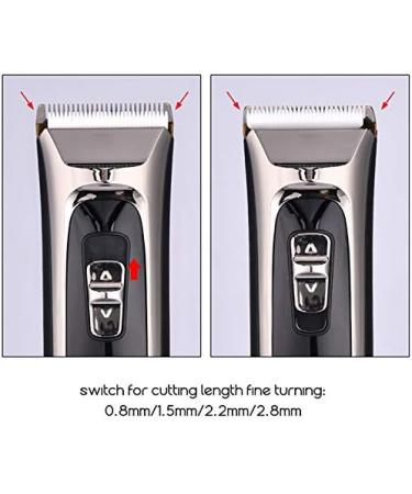 Professional Rechargeable Digital Hair Trimmer for Men - Cordless Hair Clipper with Adjustable Ceramic Blade | International Shipping Available - Buy Online on GoSupps.com