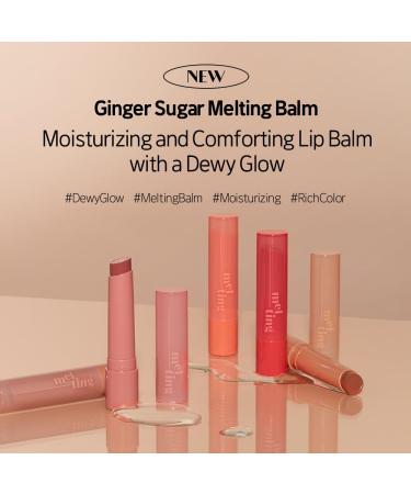 Etude Ginger Sugar Melting Balm Stick 01 Fig Beige | Tinted Moisturizing Lip balm | Natural Ingredients Hydrate Ginger Sugar Shea Butter Moisturizing Relaxing Effect | K-Beauty - Buy Online on GoSupps.com