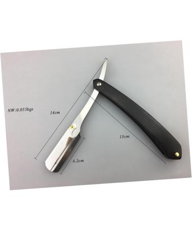 Buy Minkissy 2-Stage Double Cutting Edge Beard Cutter Kit | Vintage Foldable Metal Razor & Bamboo Hairdresser Razor | International Shipping Available - Buy Online on GoSupps.com