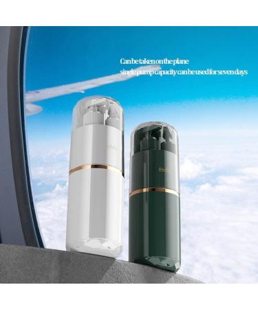 Portable 7-in-1 Luxury Toothbrush Kit with Shower Gel Dispenser - Black - Buy Online on GoSupps.com