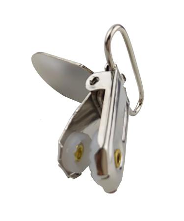 Acoser Metal Pacifier Clips with Round Inserts - Perfect for Pacifier Suspenders Bibs & Toy Holders (20 Pack) | International Shipping Available - Buy Online on GoSupps.com