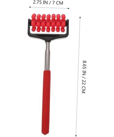 Beaupretty 3-in-1 Telescopic Roller Massage Tool for Itching Relief & Back Scratching - Rust-Resistant Steel Walking Aid - Buy Online on GoSupps.com