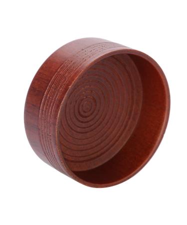 Yctze Round Natural Wooden Shaving Soap Bowl Mug Men's Shaver Tool Cleansing Foam and Beard Styling Tools