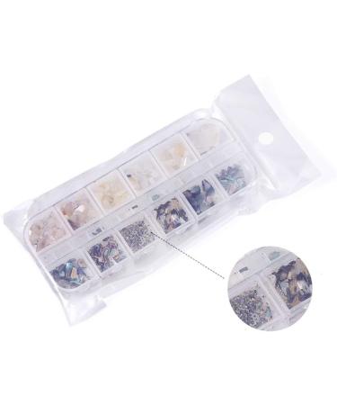 2 Sets nail shell flakes 3D Nail Art Decoration DIY nail art Nail Art Crushed Shell Decoration manicure decoration Nail Art Sequins Decoration nail art accessories carapace Fashion Picture 1 - Buy Online on GoSupps.com