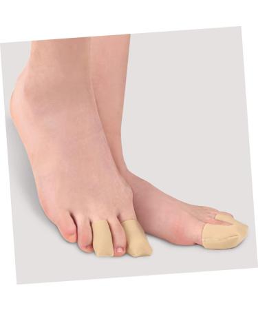 Silicone Gel Toe Protectors - 2 Pairs Soft Sleeve Covers for Runners | Hammertoe Cushion & Foot Care | 4x2.7cm - Buy Online on GoSupps.com