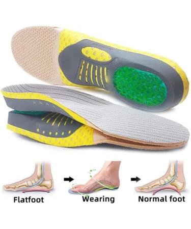 Orthotic Insoles for Flat Feet - Supportive Plantar Fasciitis Inserts - Large Size - Buy Online on GoSupps.com