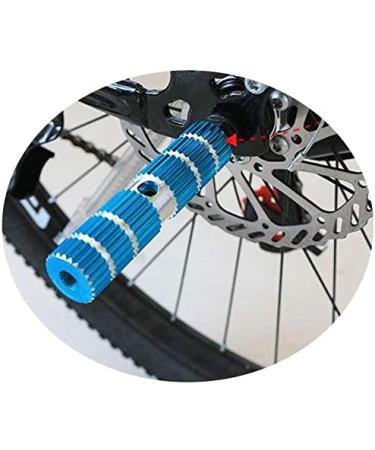 Anti-Slip Red Bike Pedals Axle Foot Rest Pegs for BMX Mountain Bicycle Cycling - 1 Pair - Buy Online on GoSupps.com