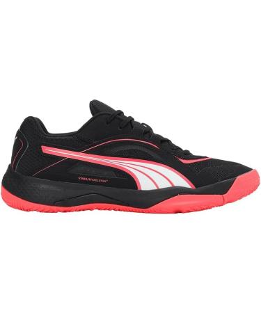 Buy PUMA Unisex Solarstrike II Indoor Trainers 40.5 EU - Puma Black Fire Orchid & White | International Shipping Available - Buy Online on GoSupps.com