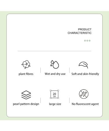 Cotton Tissue Thickened Facial Paper Towel Pearl Pattern Design | Hygienic Face Tissue Safe Cotton Wipes for Sensitive Skin Makeup Remover for Adults - Buy Online on GoSupps.com