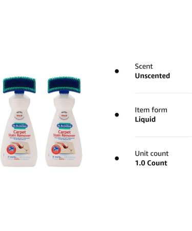 2 x Dr. Beckmann Carpet Stain Remover 650ml with Brush - Ideal for Carpets & Soft Furnishings - Buy Online on GoSupps.com