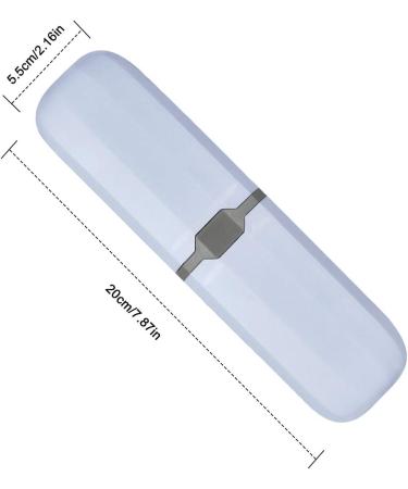 3 Pack Travel Toothbrush Case - Portable Plastic Toothbrush Holder for Camping & Business Trips - Buy Online on GoSupps.com