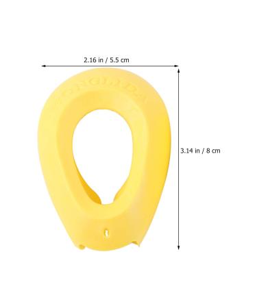 2 Pairs Silicone Hair Dye Ear Covers - Waterproof Earmuffs for Salon, Bathing, Shower & Spa - Random Color Yellow - Buy Online on GoSupps.com