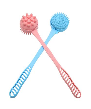 Lurrose 2 Pack Long Massage Hammer Stick Body Leg Arm Back Scratcher Gift for Men Women