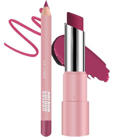 Moisturizing Tinted Lip Balm Water-Resistant Moisturizing Lipstick | Non-Sticky Waterproof Matte Balm for Daily Winter Makeup for Women - Buy Online on GoSupps.com