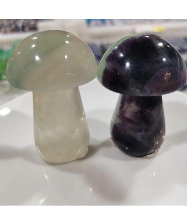 Crystal Rough Home Decoration Natural Green Fluorite Quartz Mushroom Skull Hand Carved Crystal s - Buy Online on GoSupps.com
