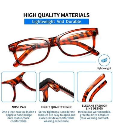 Suertree Reading Glasses Square Presbyopic Reader +1.00 Magnification Black - Buy Online on GoSupps.com