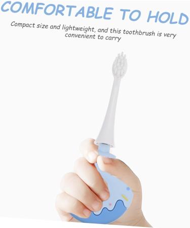 Frcolor Portable Toothbrush for Kids - Soft Oral Care Gift - Blue Toothbrush for Children s Hygiene - Buy Online on GoSupps.com