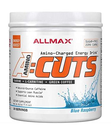 ALLMAX Nutrition ACUTS Amino-Charged Energy Drink Blue Raspberry 7.4 oz (210 g)