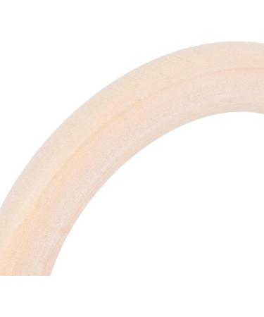 ZPHYD 20 Handmade Wooden Bite Rings for DIY Jewelry - Natural Accessories for Toddler Teething - Buy Online on GoSupps.com