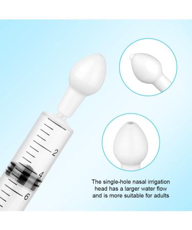 Uraqt Nasal Douche Replacement Head - 4 PC Attachments for Nasal Rinsing | Silicone Tips for Adults Babies & Children | Olive Type Nose Washing Can - Buy Online on GoSupps.com