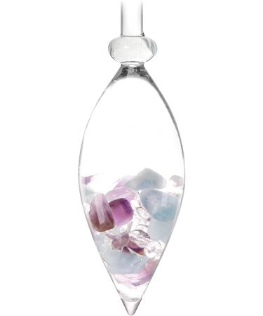 VitaJuwel FLEUR DE LA VIE | Flacon de pierres pr cieuses avec am thyste aigue-marine et quartz transparent - Buy Online on GoSupps.com