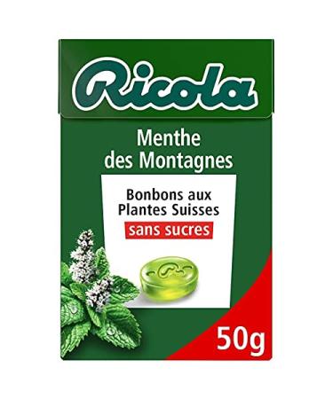 Ricola - Sugar Free Mountain Mint 50 g - Pack of 3