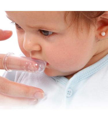 Kisangel Baby Finger Toothbrush Set - Oral Hygiene Care for Kids, Newborns, Toddlers, and Pets - Buy Online on GoSupps.com